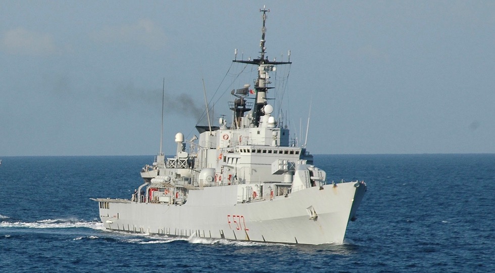 La fregata Libeccio della classe Maestrale