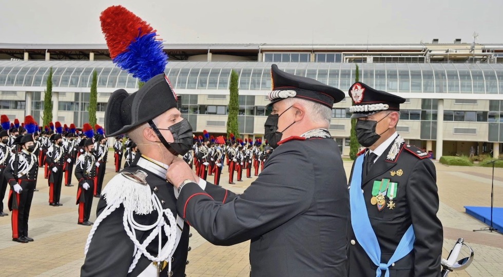 Il Comandante Generale dei Carabinieri Luzi alla Scuola Marescialli e Brigadieri