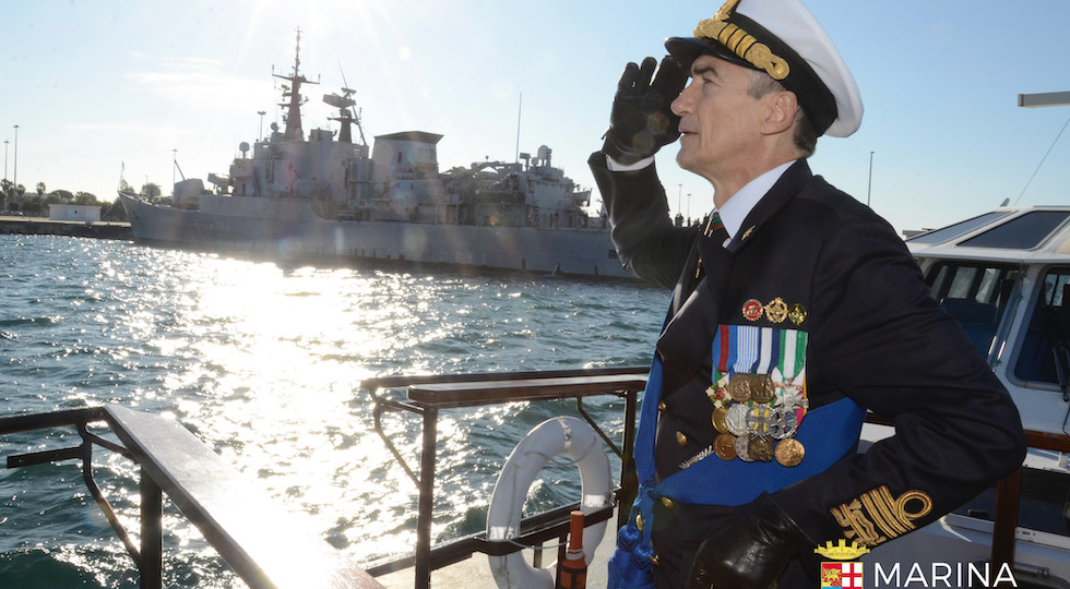 Ammiraglio Aurelio De Carolis nuovo Comandante in capo della Squadra Navale (Foto Marina Militare)