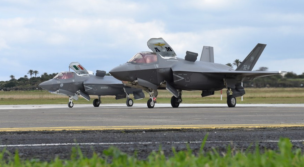 Due F-35B di Marina e Aeronautica militare a Pantelleria