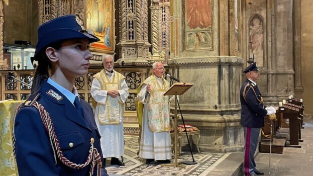 La cerimonia in Orsanmichele a Firenze per il Patrono della Polizia di Stato