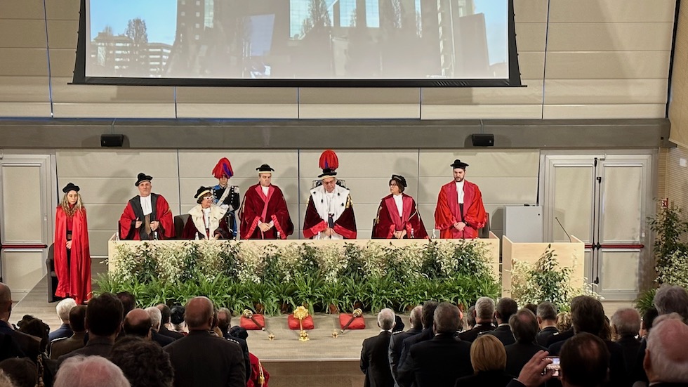 La cerimonia di inaugurazione dell'anno giudiziario 2023 a Firenze nel nuovo auditorium