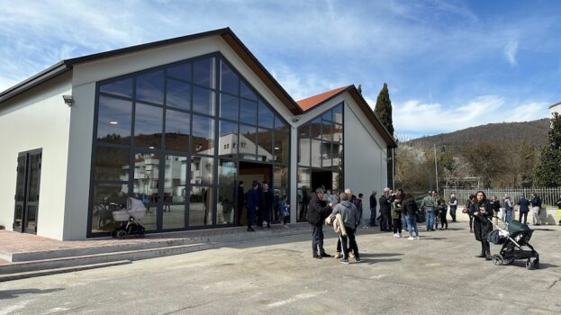 La nuova sala civica a Mercatale di Cortona in Val di Pierle