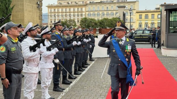 Il generale di corpo d'armata Fabrizio Cuneo al 249° anniversario della Guardia di Finanza a Firenze
