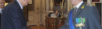 Il generale Nino Di Paolo ricevuto dal Presidente della Repubblica Giorgio Napolitano nel 2012