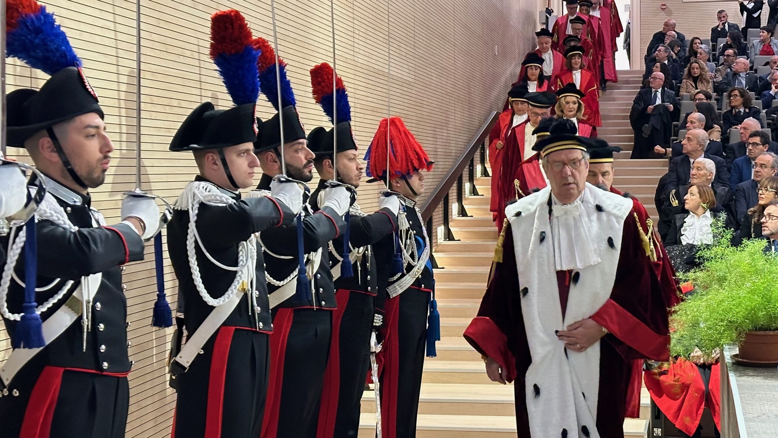 Il presidente della Corte d'Appello di Firenze Alessandro Nencini all'inaugurazione dell'anno giudiziario 2024