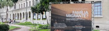 L'ingresso del Museo dell'immigrazione a San Paolo del Brasile, dove sono conservate molte testimonianze dei migranti italiani