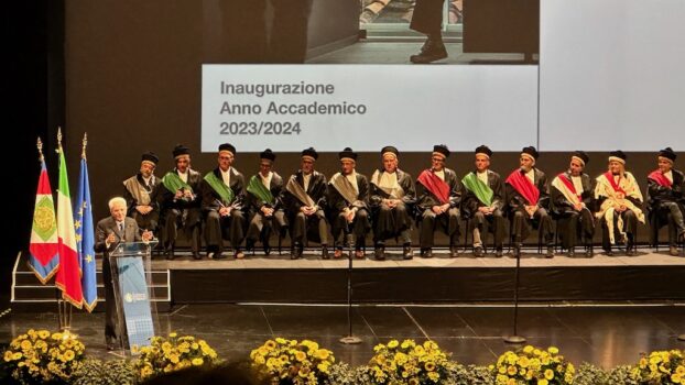 Il presidente della Repubblica Sergio Mattarella al 100° anniversario dell' Università di Firenze