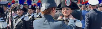 La consegna degli alamari agli allievi marescialli carabinieri del 13° corso