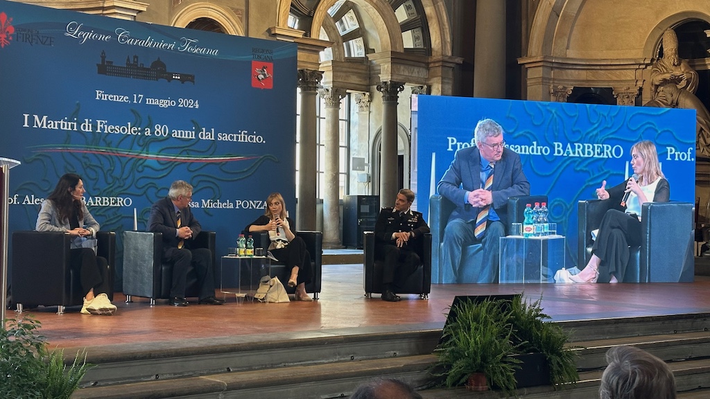 Il convegno "I Martiri di Fiesole a 80 anni dal sacrificio" si è svolto il 17 maggio a Palazzo Vecchio