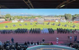 La cerimonia per il 250° della Guardia di Finanza allo Stadio Ridolfi di Firenze