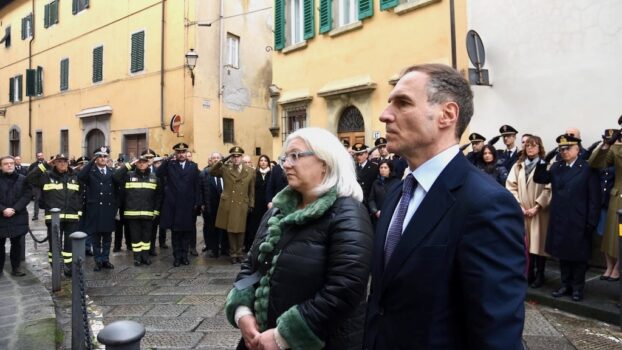 Jessica Dionisi e il questore di Firenze Fausto Lamparelli