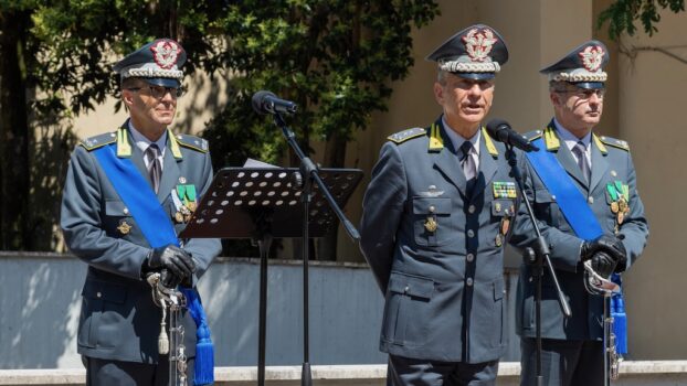 Alla cerimonia è intervenuto il generale di divisione Giuseppe Magliocco, comandante regionale per la Toscana della Guardia di Finanza