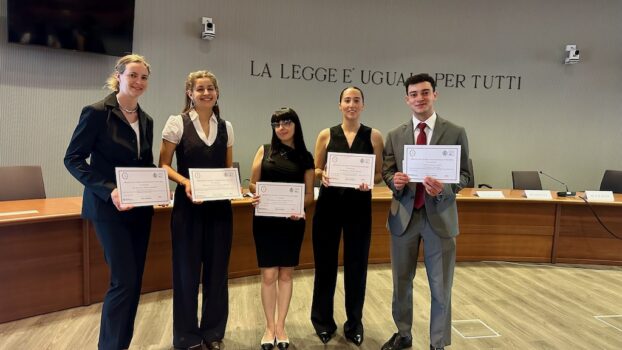 Da sin. Barbara Birkhoff, Eva Charlotte Sperber, Chiara Carmen De Lisi, Matilde Mortelli, Filippo Aretini