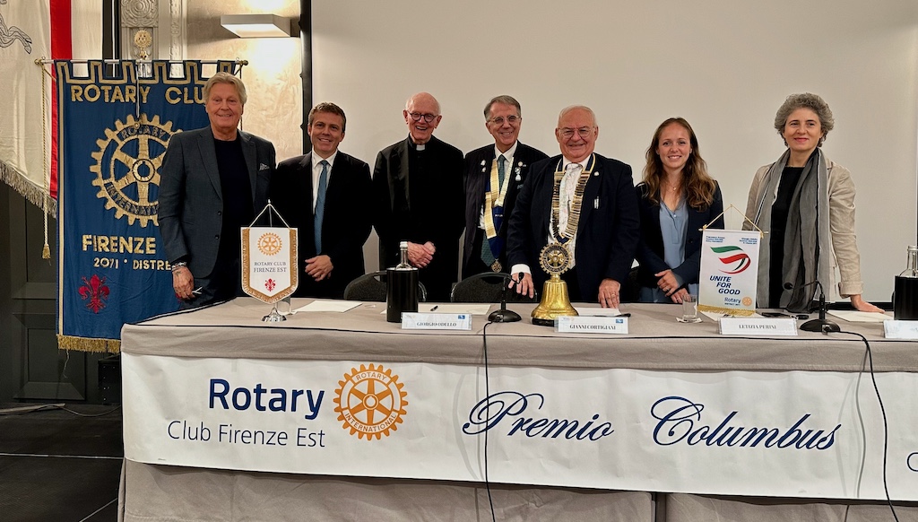 La cerimonia della consegna del Premio Columbus 2025