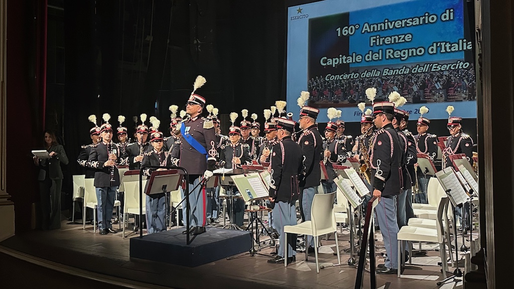 La Banda dell'Esercito al 160° anniversario di Firenze Capitale