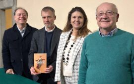 da sin. Paolo Giulierini, Gabriel Zuchtriegel, Isolina Forconi, Sergio Angori