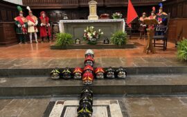 La celebrazione di Santa Barbara si è svolta nella chiesa di San Salvatore al Monte a Firenze