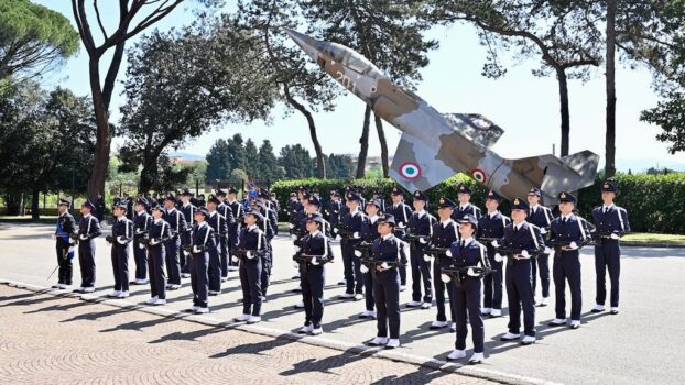 Gli allievi del Corso Astro II alla cerimonia del giuramento